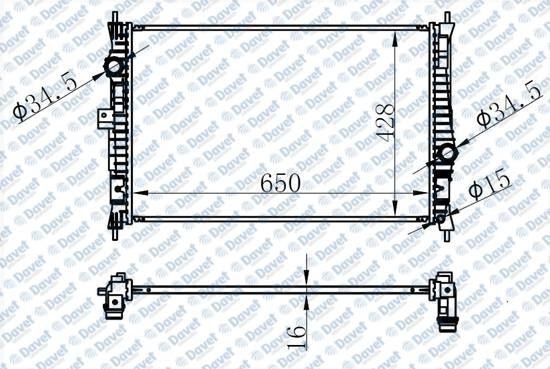 ORIS BPE062016 Motor Su Radyatoru Astra L Combo E Grandland 508 308 Berlingo 14- 1.2 1.5 1.6 2.0 ***